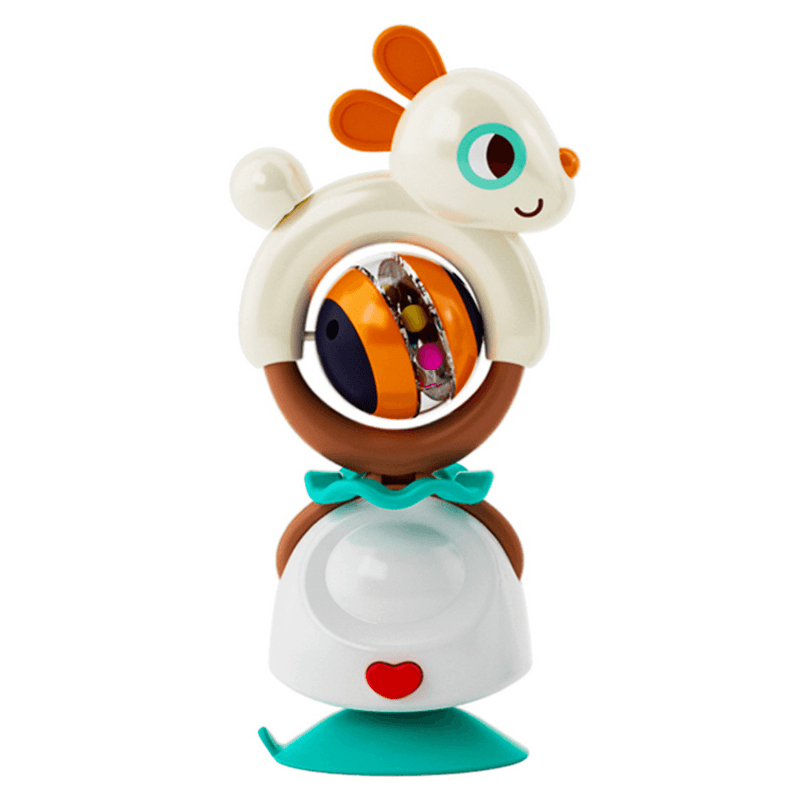 Juguete con succión y cascabel Conejo Travieso, Hola Toys - KIDSCLUB Tienda ONLINE