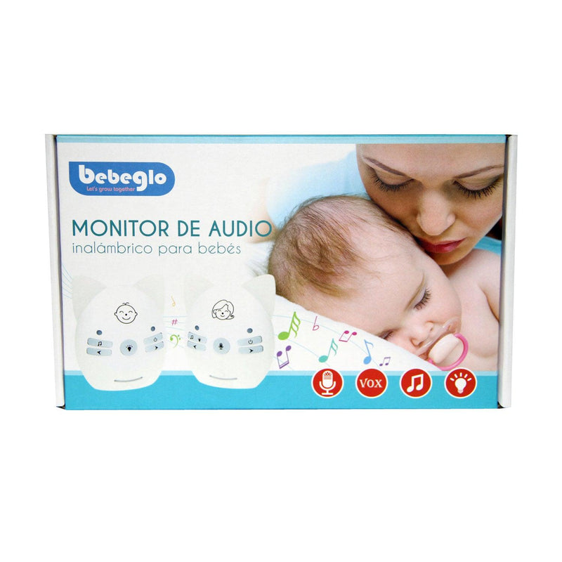 Monitor inalámbrico de audio para bebés Blanco, Bebeglo - KIDSCLUB Tienda ONLINE