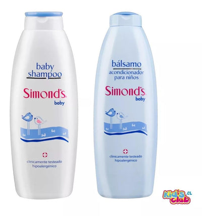 Pack Shampoo + Bálsamo Baby 610 ml, Simonds - KIDSCLUB Tienda ONLINE