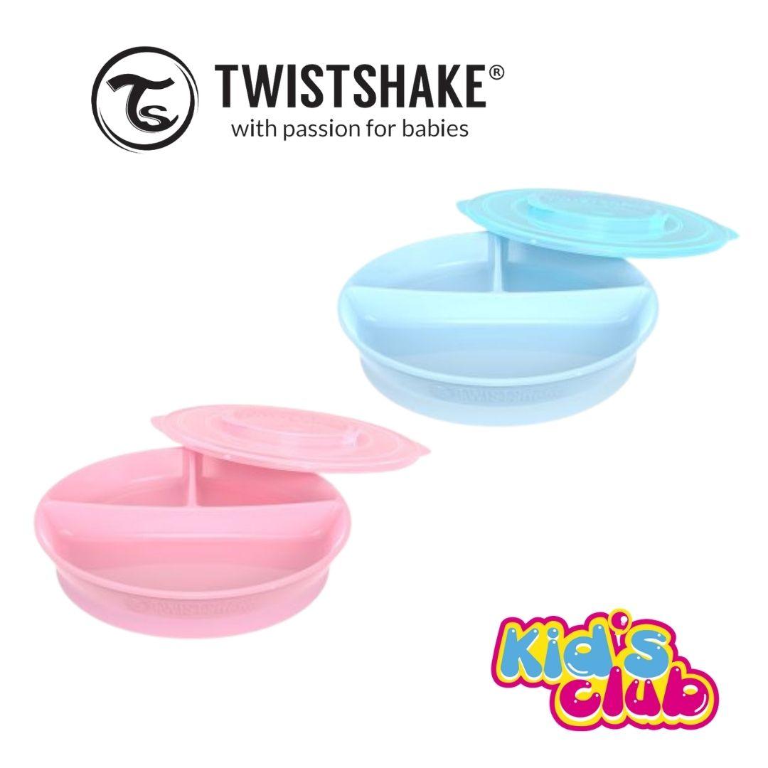Plato Bowl 6+M Twistshake Color Rosa Pastel