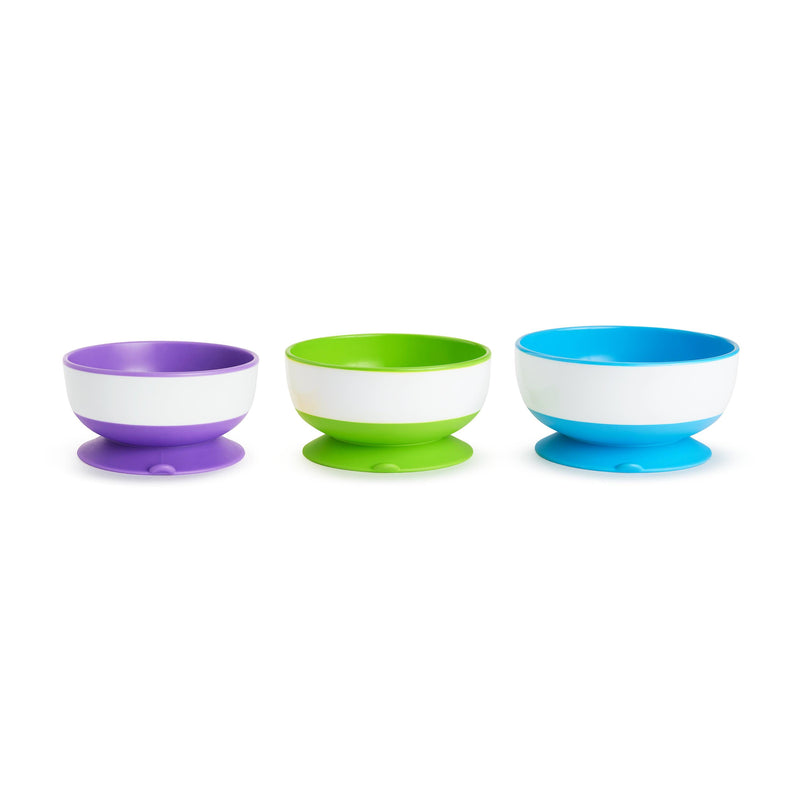Set de 3 bowls con antideslizante, Munchkin - KIDSCLUB Tienda ONLINE