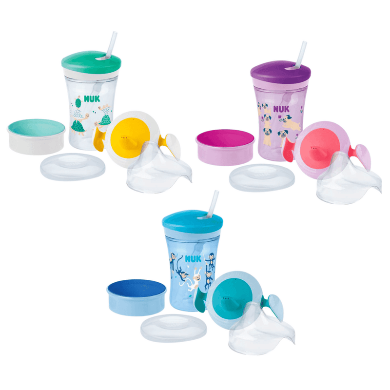 Set De Vasos Evolution Cup Colores (6 M+), Nuk - KIDSCLUB Tienda ONLINE