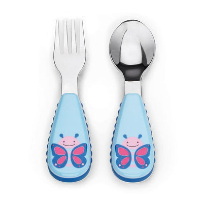 Set tenedor y cuchara Zoo - Butterfly, Skip Hop - KIDSCLUB Tienda ONLINE