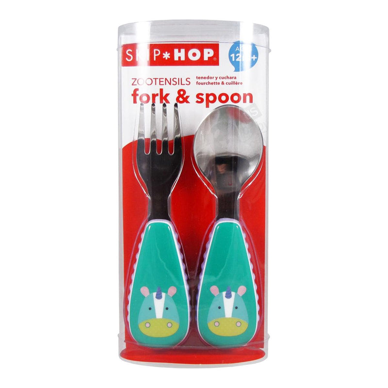 Set tenedor y cuchara Zoo - Unicorn, Skip Hop - KIDSCLUB Tienda ONLINE