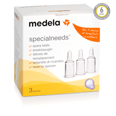 Tetina Necesidades especiales x 3, Medela - KIDSCLUB Tienda ONLINE